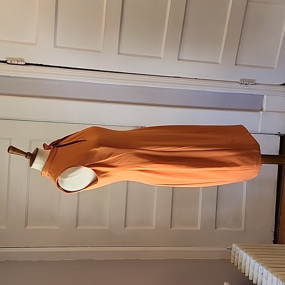 NWT Calvin Klein Sleeveless Bow Neck Sheath Dress, Size 8 - Picture 6 of 14